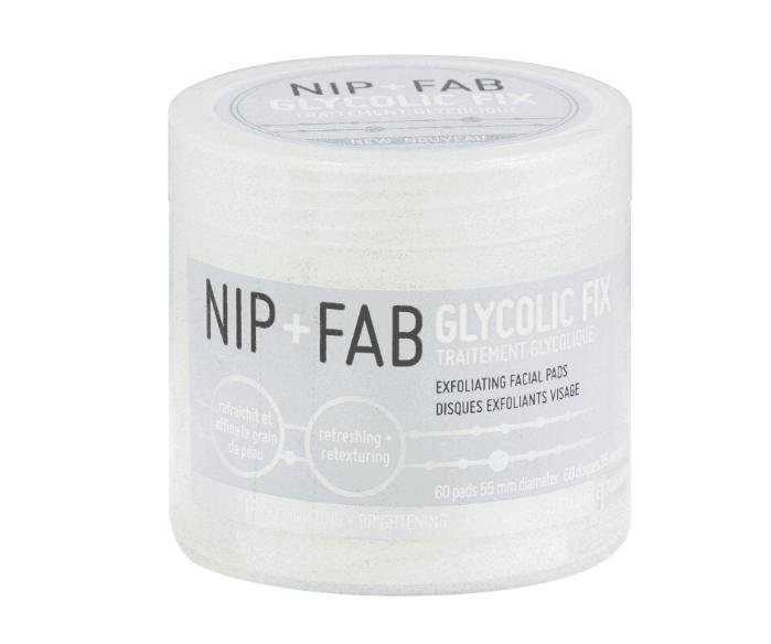 NIP+FAB Skin Glycolic Fix Exfoliating Facial Pads Travel