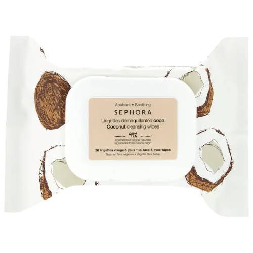 Sephora Clean Cleansing & Gentle Exfoliating Wipes Coconut Water