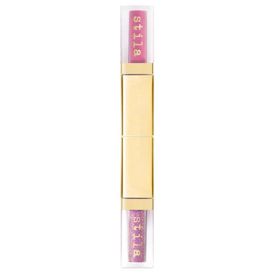 Stila Double Dip Suede Shade and Glitter Glow Liquid Eyeshadow Pink Martini