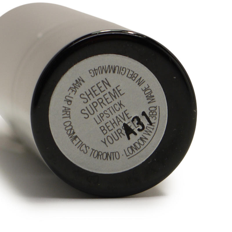MAC Sheen Supreme Lipstick Behave Yourself #2