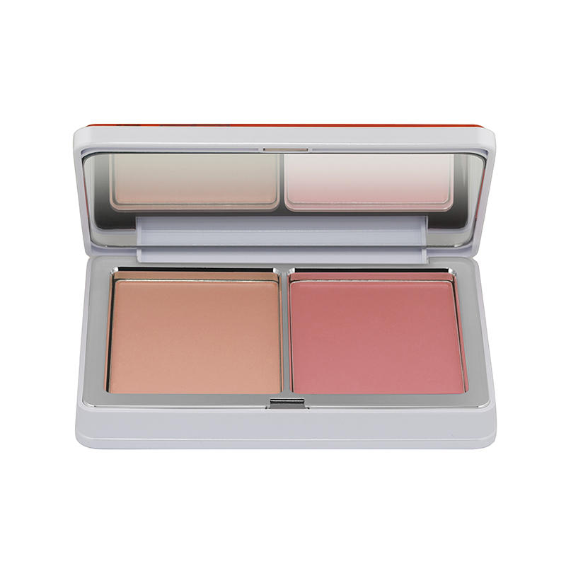 Natasha Denona Blush Duo Palette #14 Toutou 02, Golden Coral 09