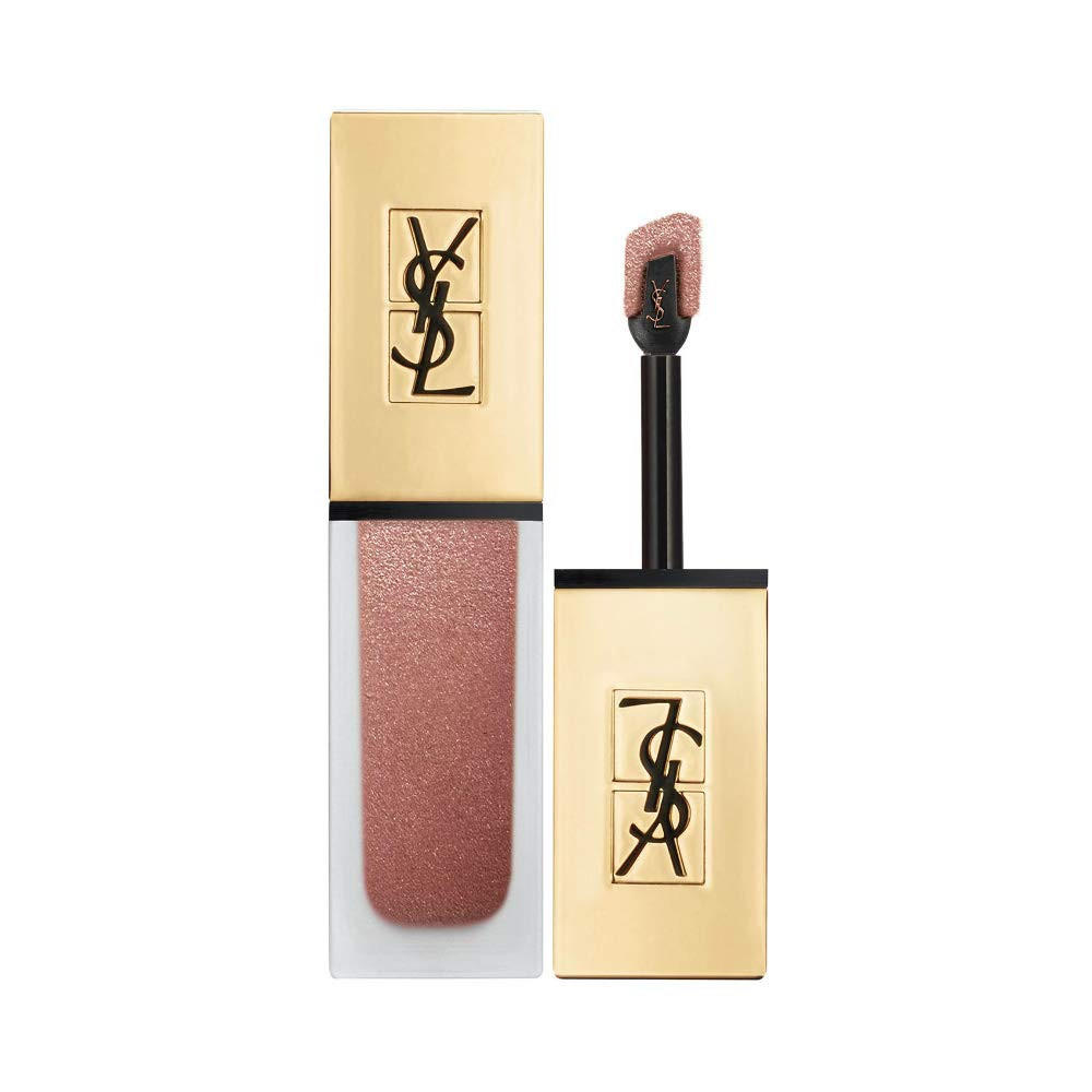 YSL Tatouage Couture The Metallics Liquid Lipstick 104 (dusty rose)