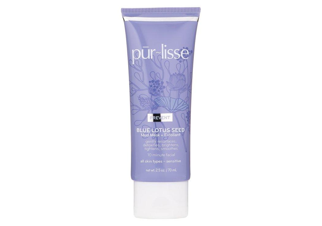 Purlisse Blue Lotus Seed Mud Mask + Exfoliant Mini