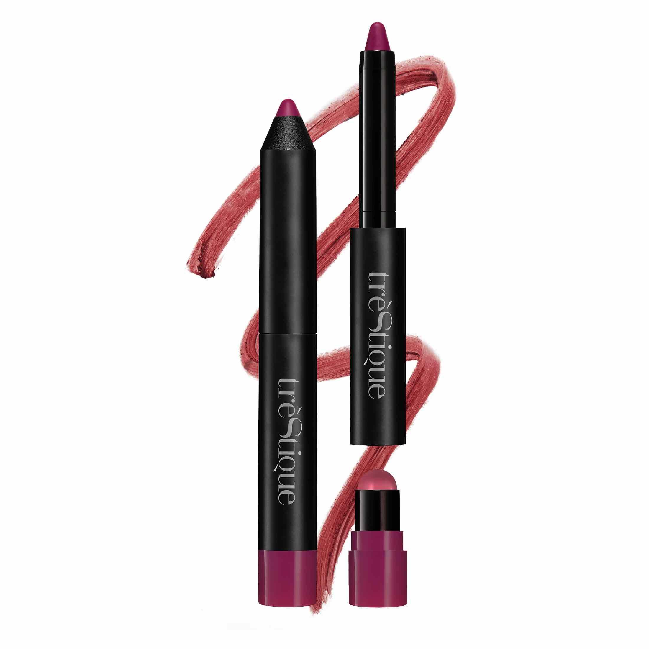 Trestique Matte Color & Shiny Balm Lip Crayon Belize Bordeaux