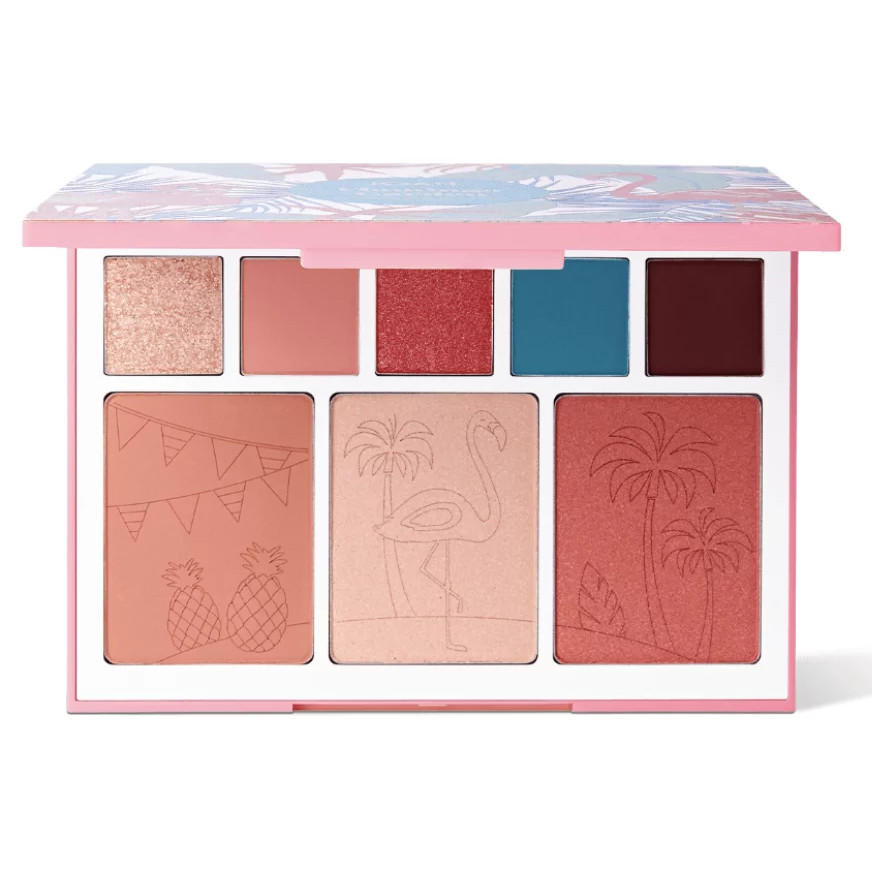 JOAH Beauty Flamingo Garden Eyeshadow & Cheek Palette