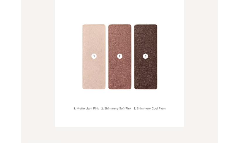 Jane Iredale PurePressed Eye Shadow Triple Pink Quartz #2