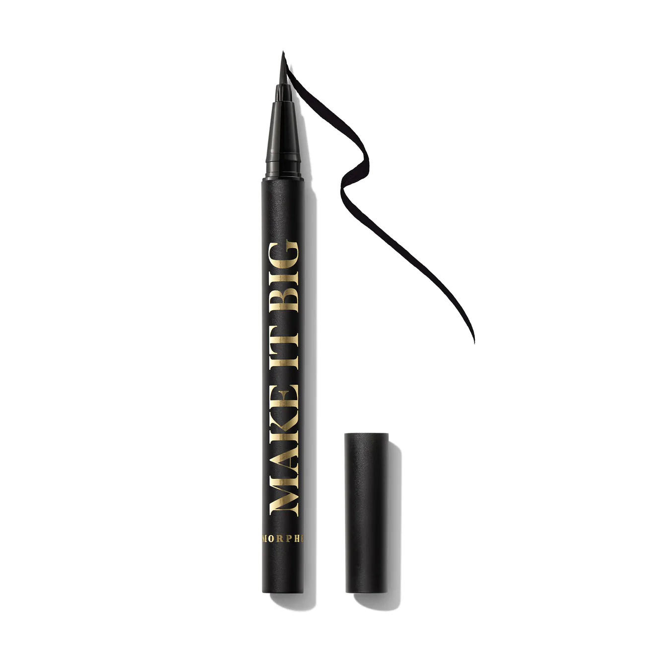 Morphe Make It Big Brush-Tip Liquid Eyeliner Bold Black