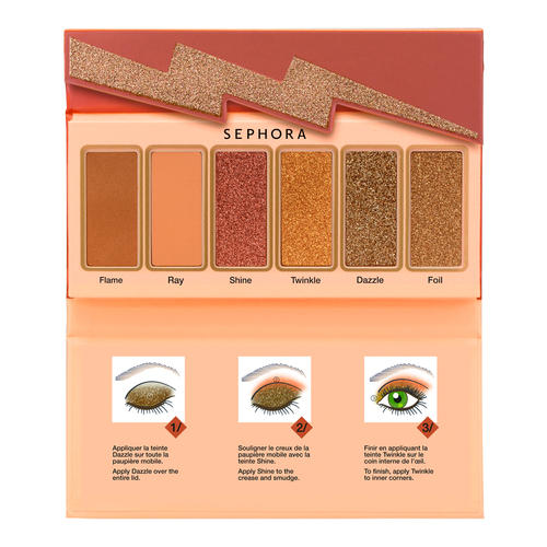 Sephora Flash Sequins Palette Peach Gold