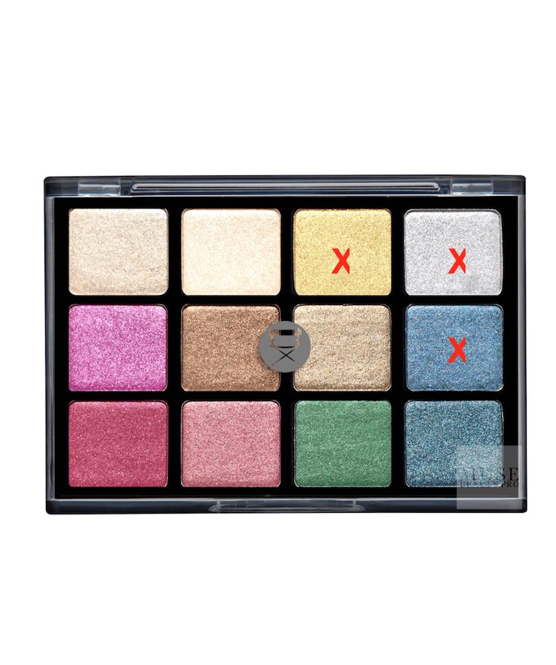 Viseart Eyeshadow Palette Bijoux Royal 09 (without 3 colors)