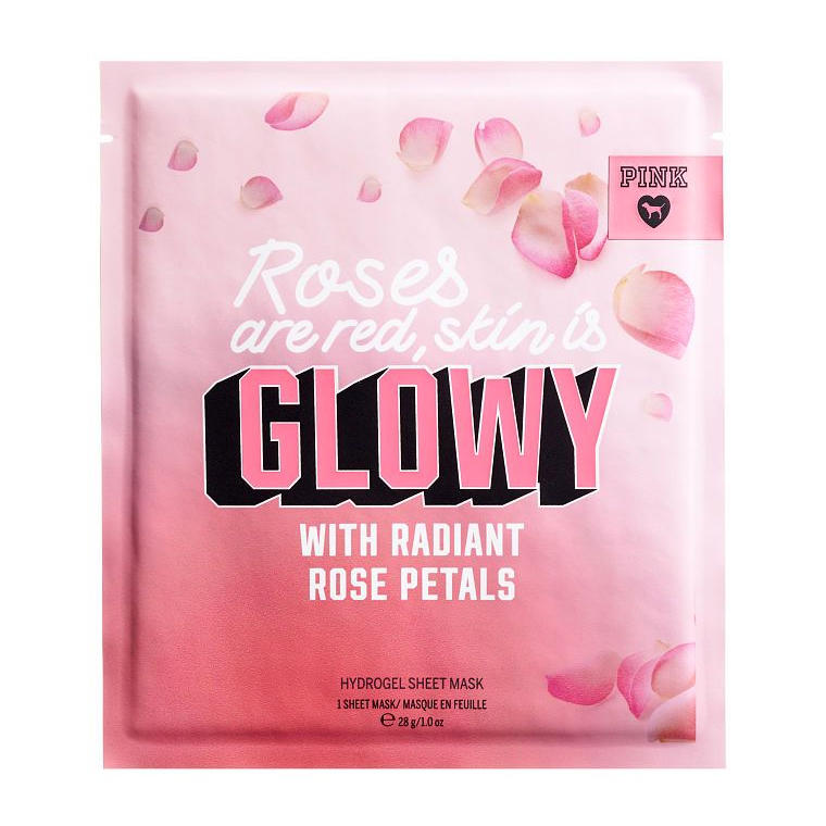 Victoria's Secret Glowy With Radiant Rose Petals Hydrogel Sheet Mask
