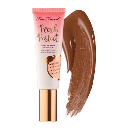 Too Faced Peach Perfect Comfort Matte Foundation Cocoa