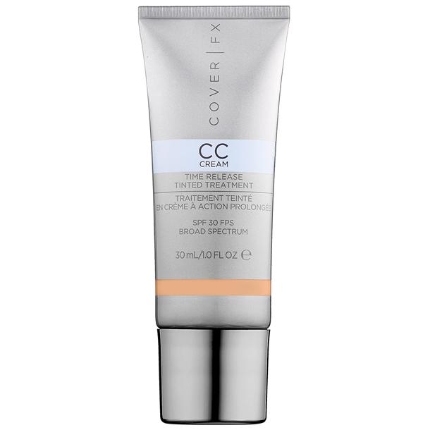 Cover FX CC Cream Time Release Tinted Treatment N Medium Deep