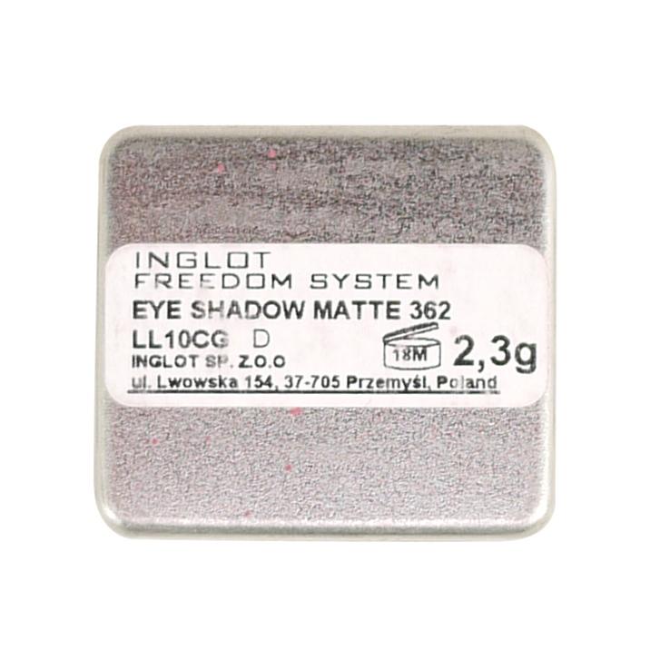 Inglot Eyeshadow Refill Matte Soft Baby Pink 362 #1