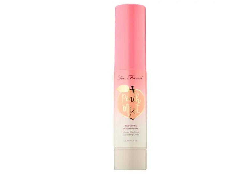 Too Faced Peach Mist Mattifying Setting Spray Mini 30ml