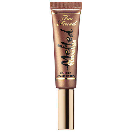 Too Faced Melted Chocolate Liquified Lipstick Chocolate Metallic Candy Bar