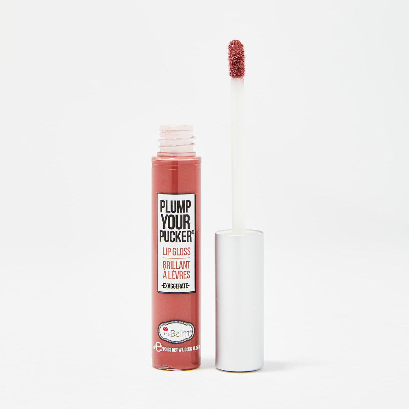 The Balm Plump Your Pucker Lip Gloss Exaggerate Mini