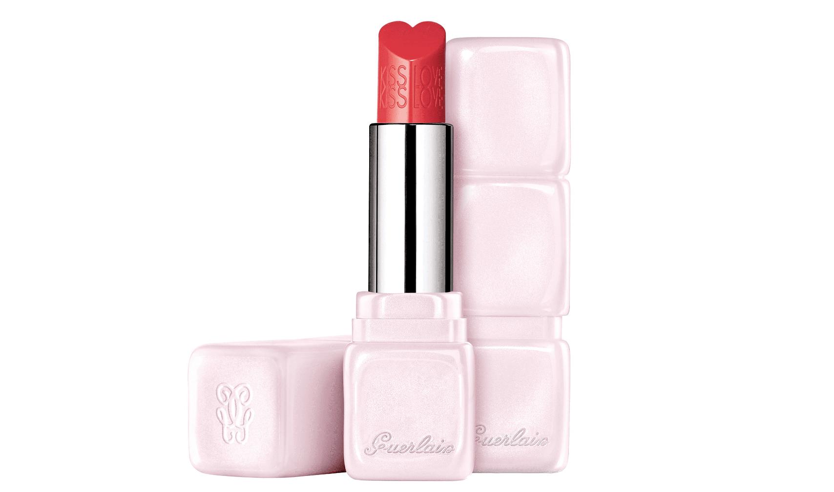 Guerlain KissKiss Lipstick Orange 574 (deep coral) #1