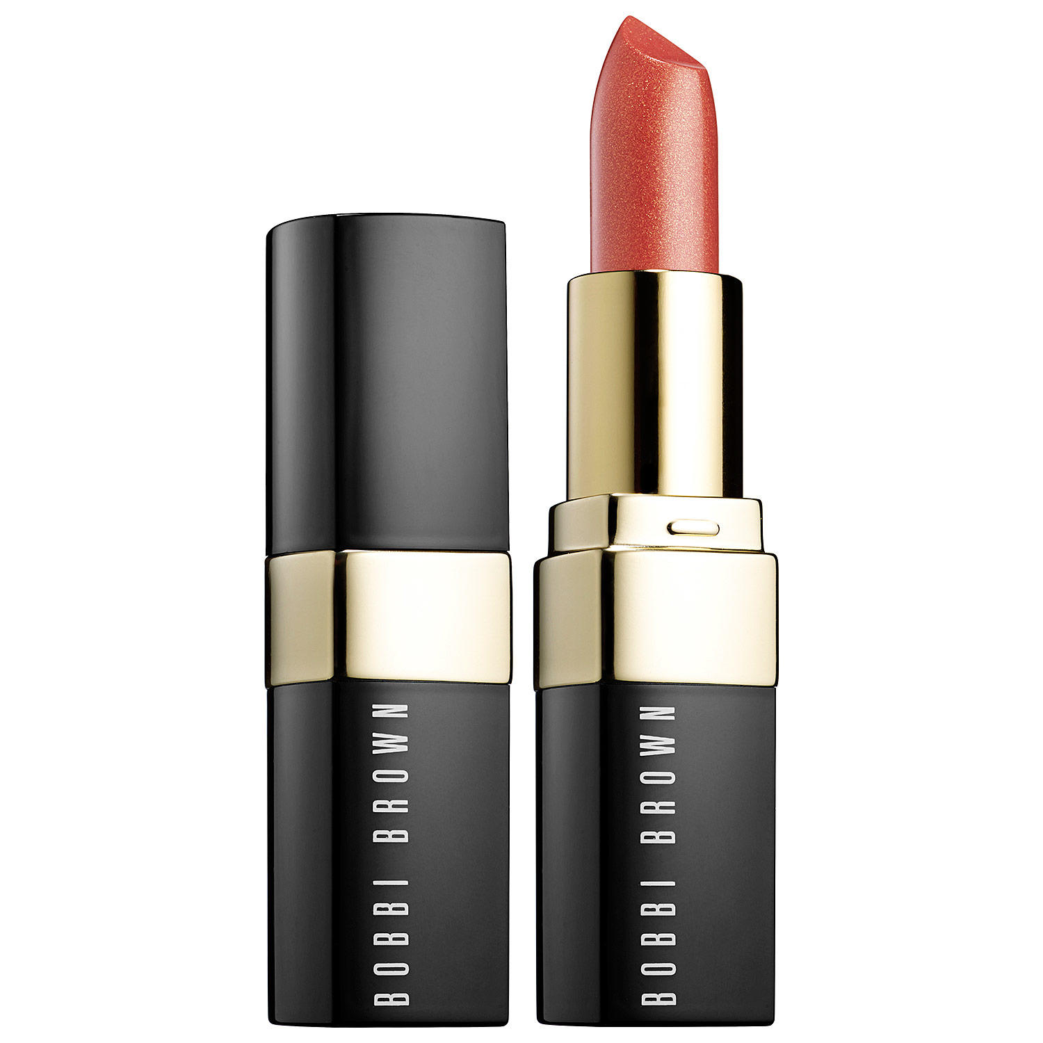 Bobbi Brown Lip Shimmer Lipstick Pink Gold Shimmer 