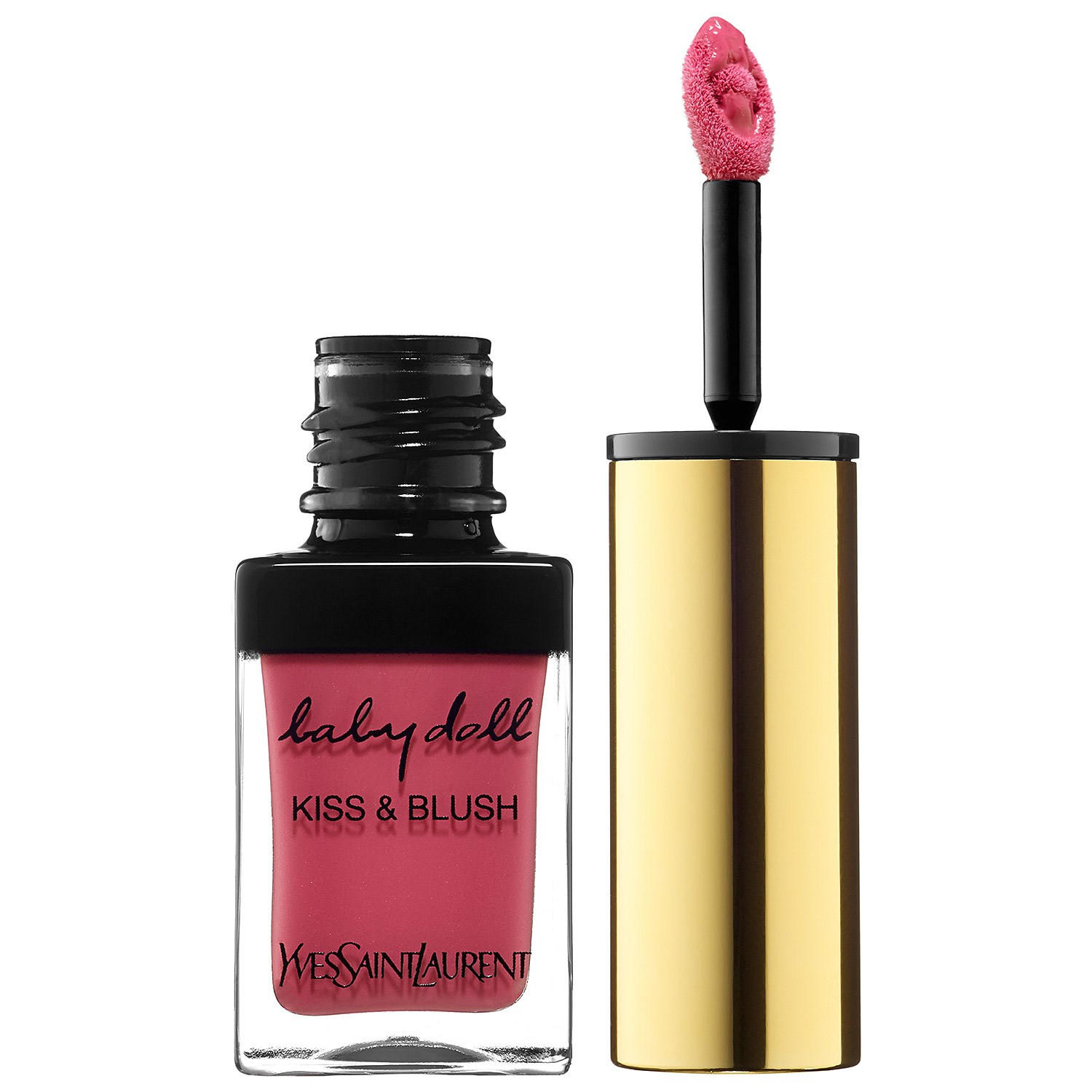 YSL Baby Doll Kiss & Blush Lips & Cheeks Rose Libre 3