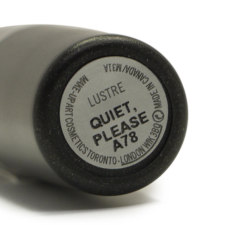 MAC Lipstick Quiet, Please #2
