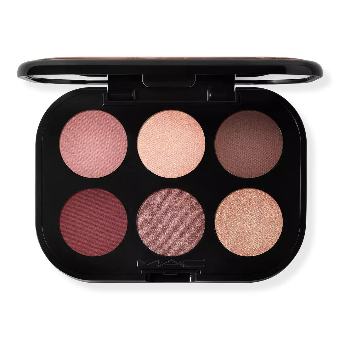 MAC Connect In Colour Eyeshadow Palette Embedded In Burgundy