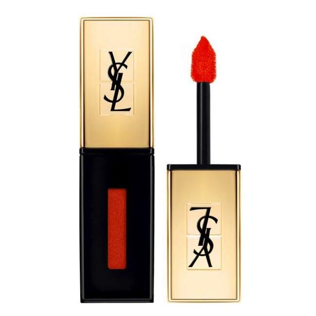 YSL Glossy Stain Lip Color Orange De Chine 8