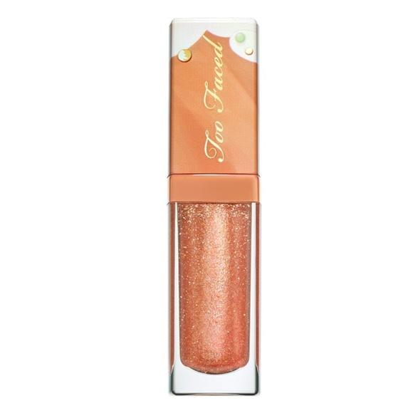 Too Faced High Shine Sparkling Lip Gloss Eggnog Mini