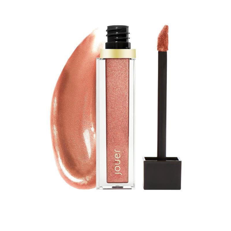 Jouer High Pigment Pearl Lip Gloss Rose Gold