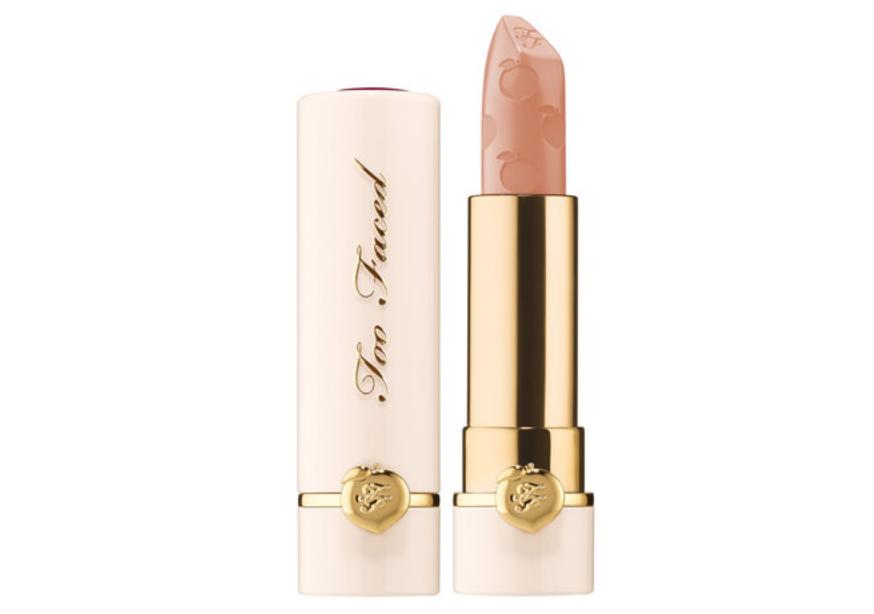 Too Faced Peach Kiss Moisture Matte Long Wear Lipstick Doll Face