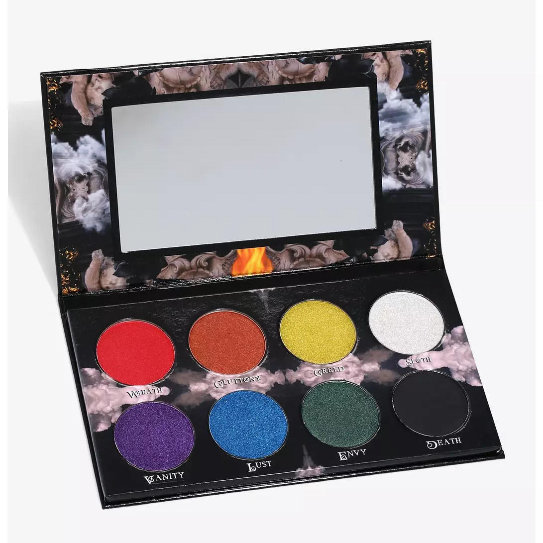 Glam Goth Beauty 7 Deadly Sins Eyeshadow Palette