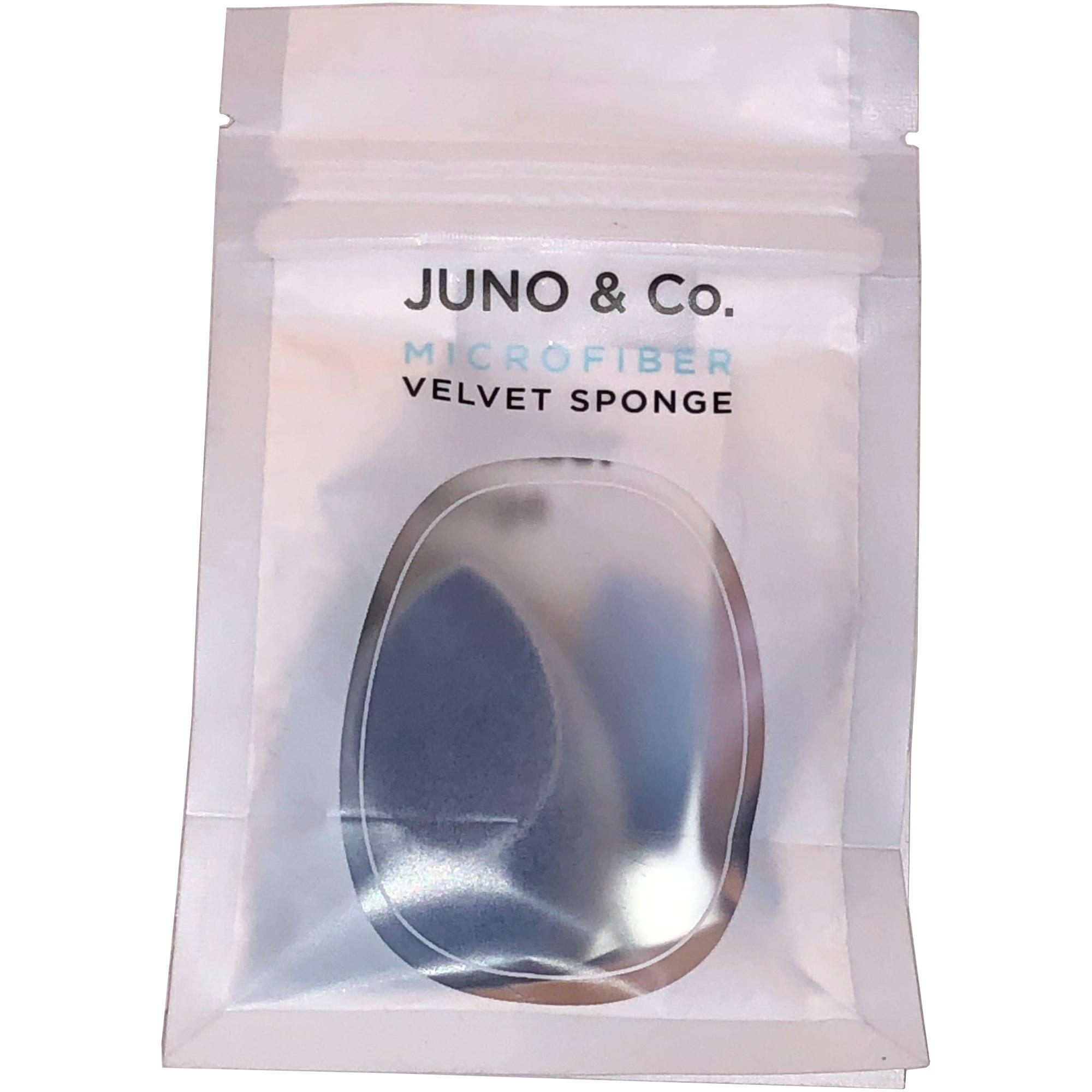 Juno & Co. Microfiber Velvet Sponge Blue