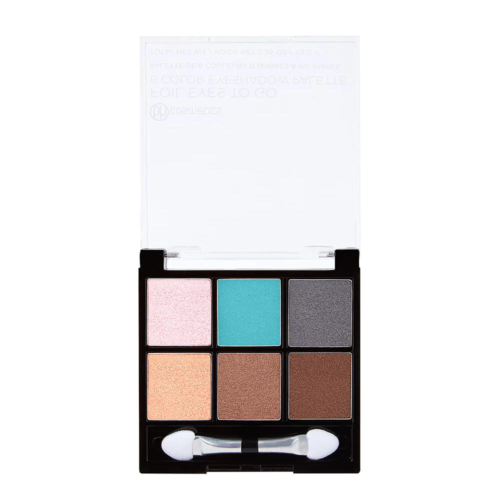 BH Cosmetics 6 Color Eyeshadow Palette Foil Eyes To Go