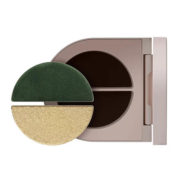 Rose Inc Satin & Shimmer Duet Eyeshadow Olive/Khaki