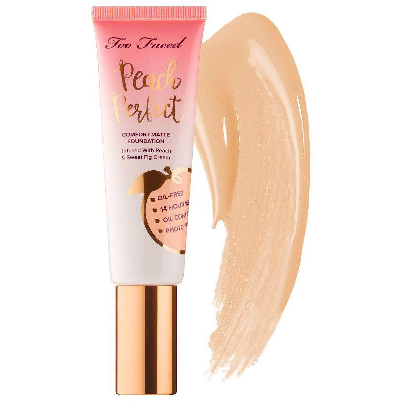 Too Faced Peach Perfect Comfort Matte Foundation Porcelain