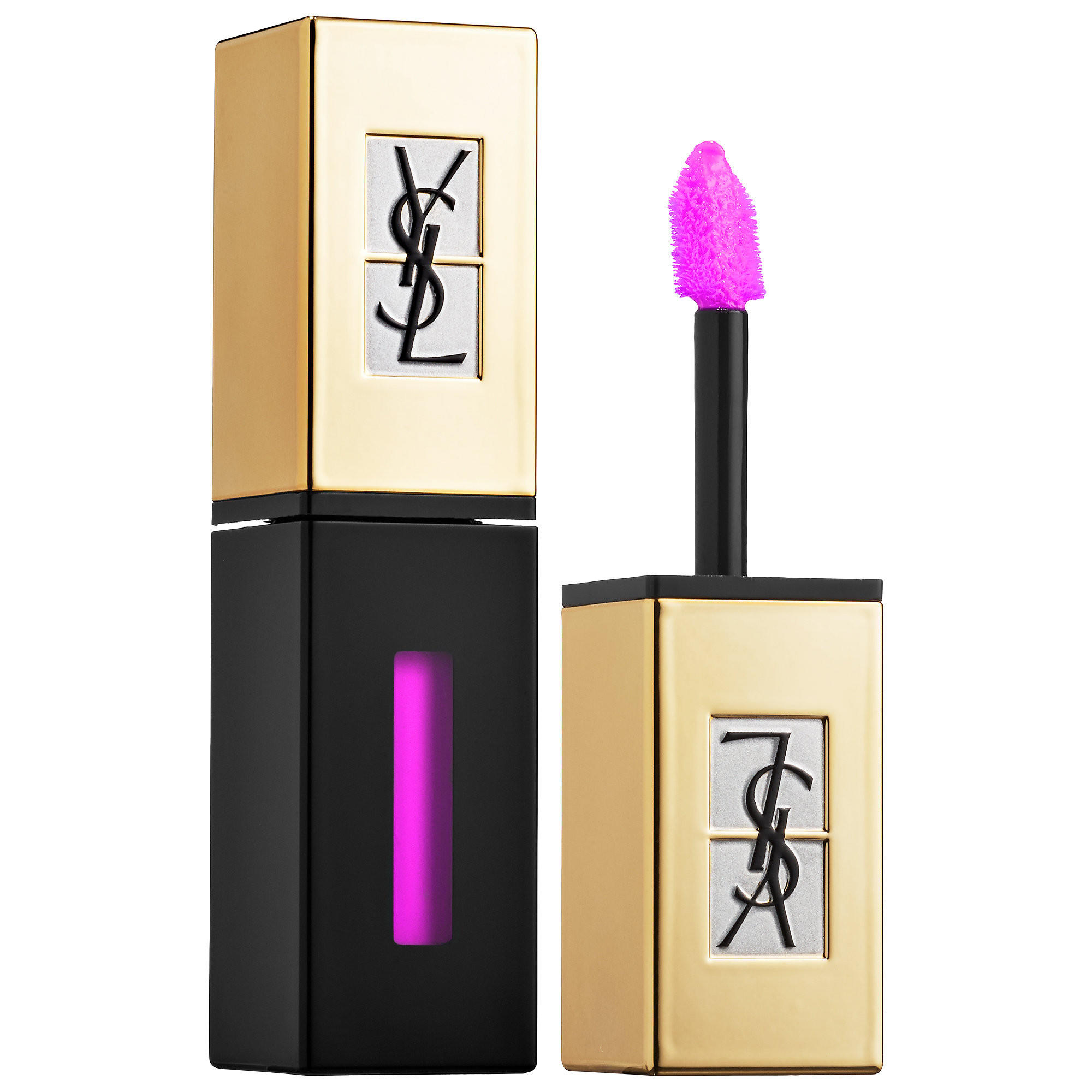 YSL Glossy Stain Lip Color Pourpre Preview 16 | Glambot.com - Best ...