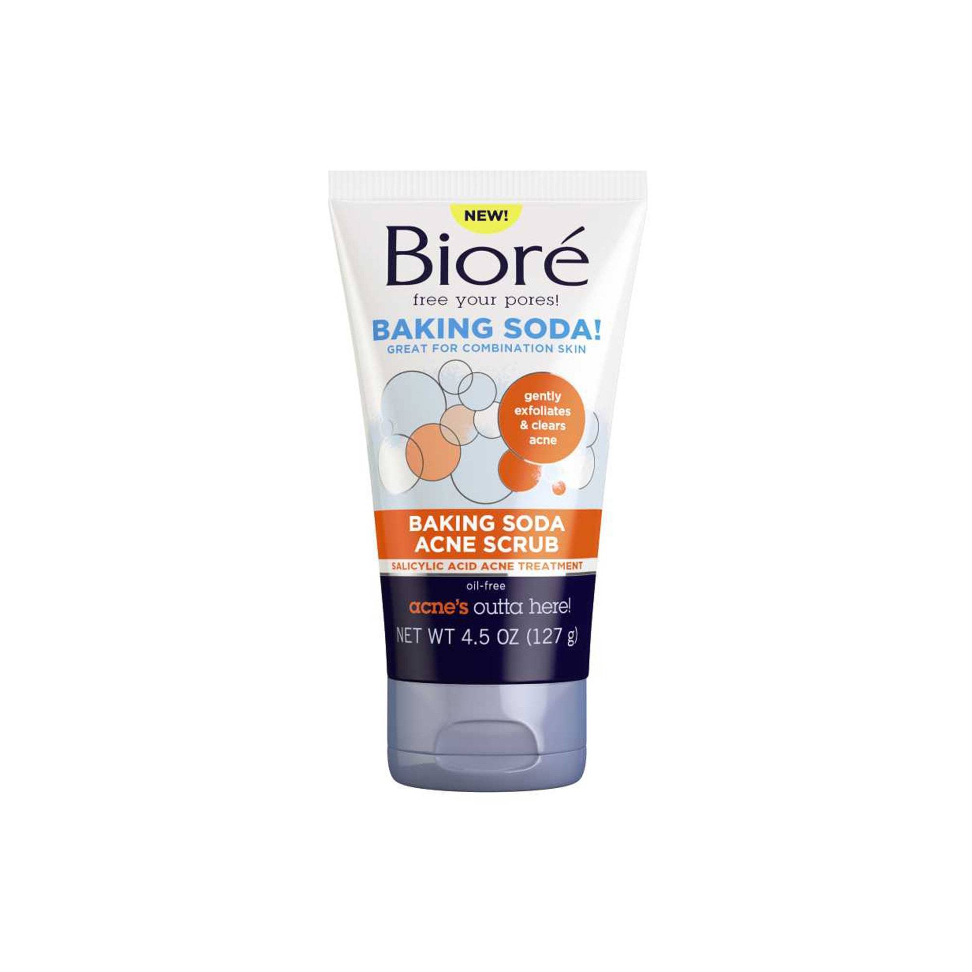 Biore Free Your Pores! Baking Soda Acne Scrub Travel