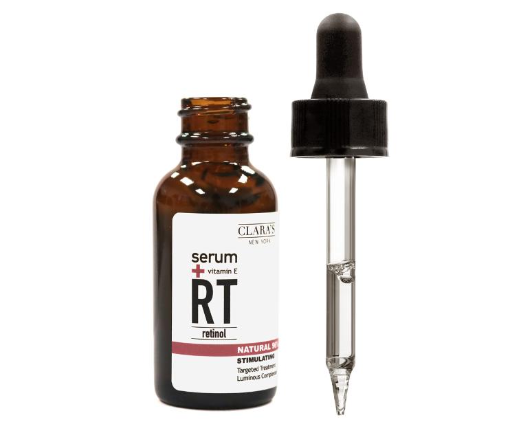 CLARA'S NEW YORK VITAMIN E+RETINOL Stimulating Facial Serum