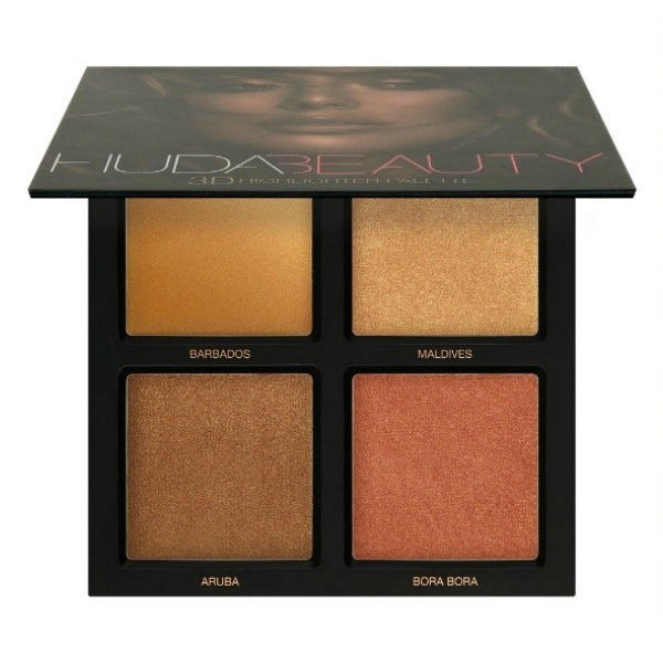 Huda Beauty 3D Highlighter Palette Bronze Sands #0