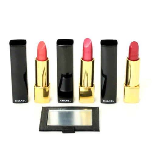 Chanel Rouge Allure Lipstick Deluxe Trio Sexy 18 / Desirable 15 / Genius 07