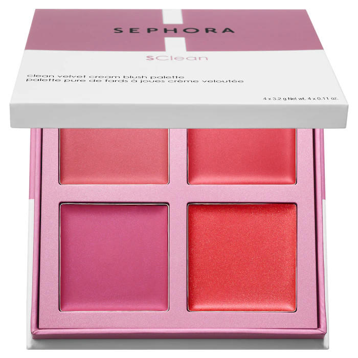Sephora Clean Velvet Cream Blush Palette Candied