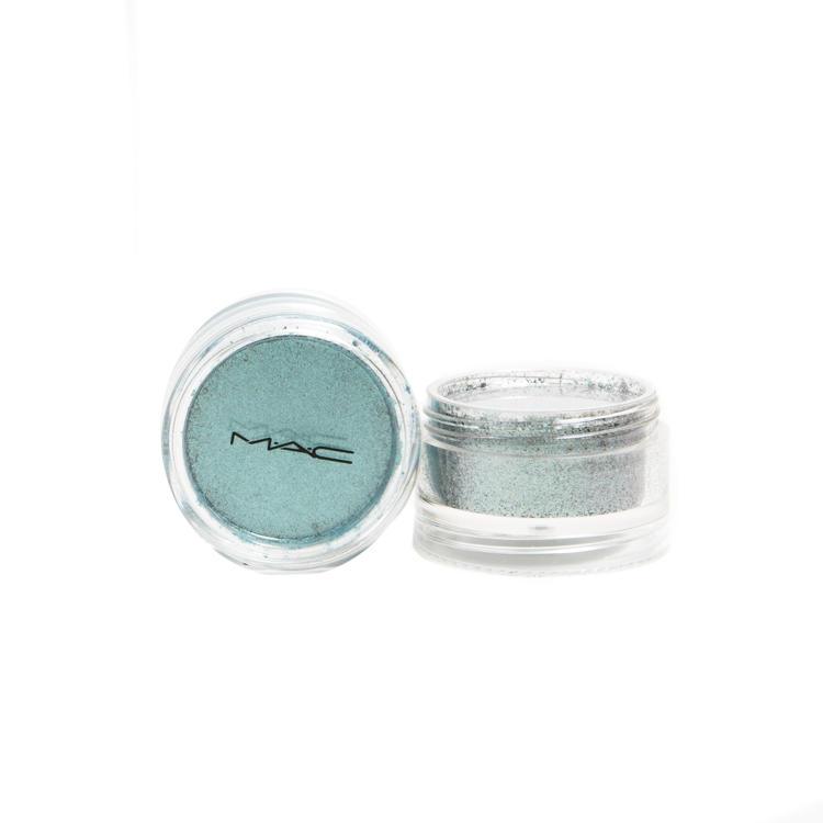MAC Crushed Metallic Pigment Set Raindrop & Moss Garden Half Butterfly Party 