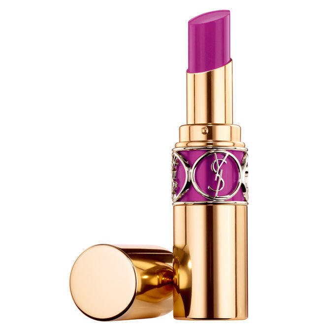 YSL Rouge Volupte Shine Lipstick Fuchsia In Rage 19