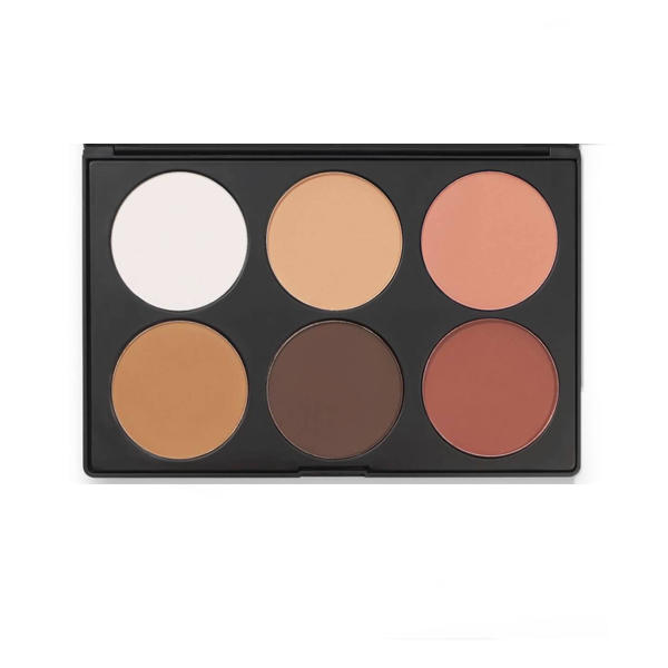 BH Cosmetics Contour & Blush 6 Color Palette 2