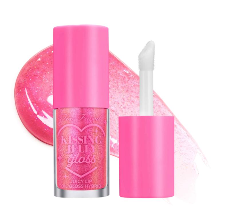 Too Faced Kissing Jelly Lip Oil Gloss Bubblegum