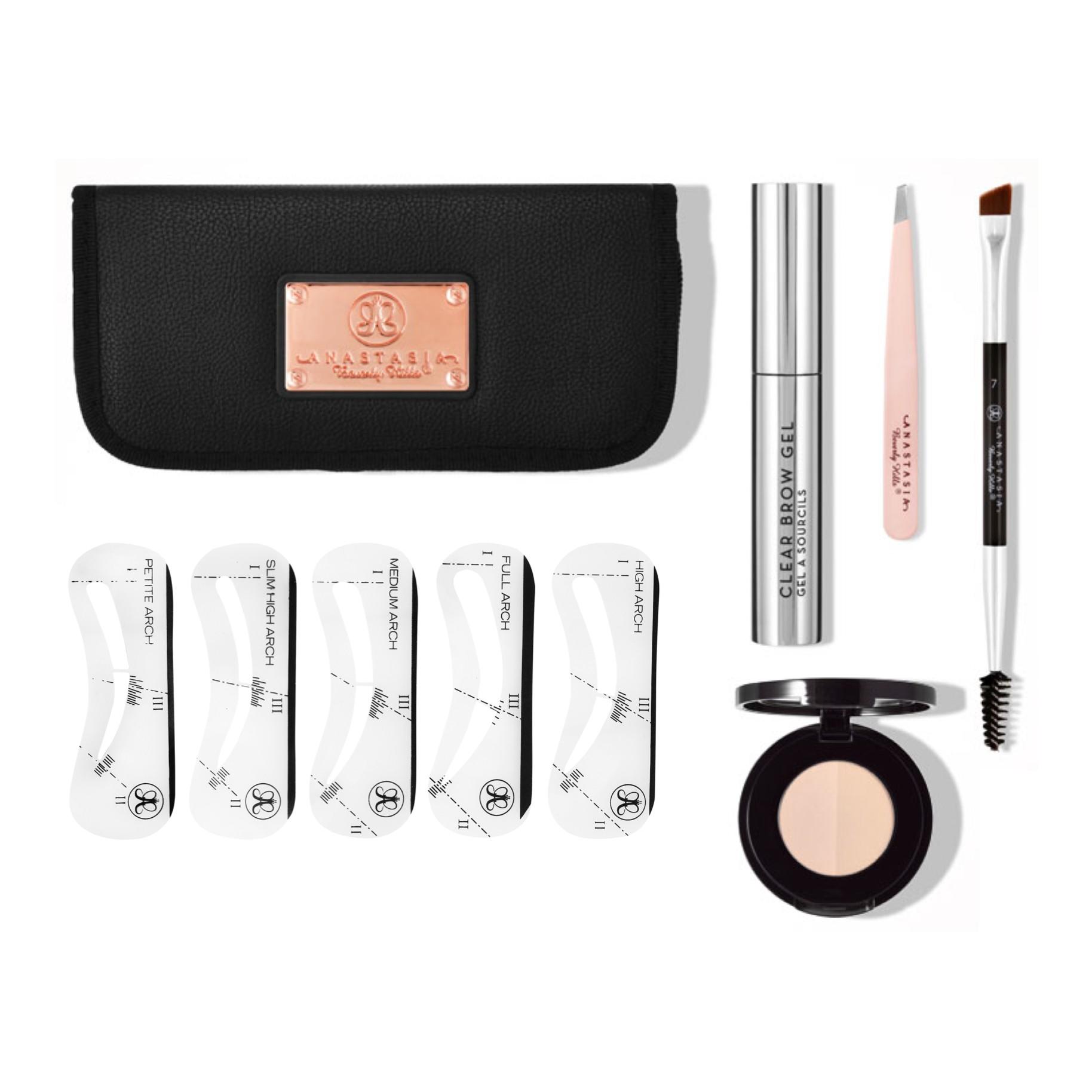 Anastasia Beverly Hills Brow Kit (Without Petite Arch Stencil & Powder Duo)