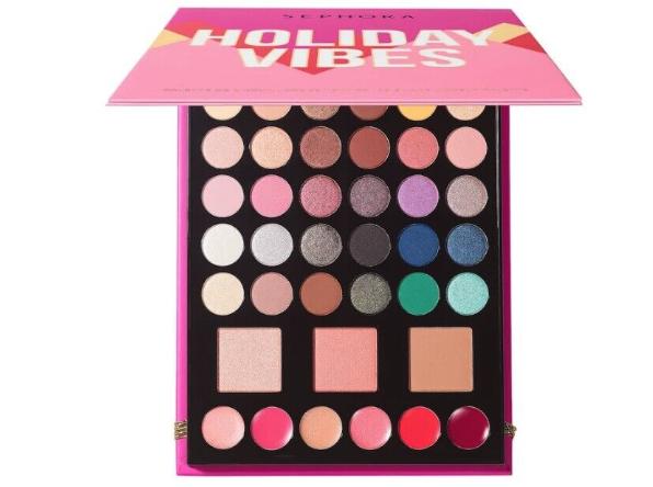 sephora holiday vibes 39 shade makeup palette