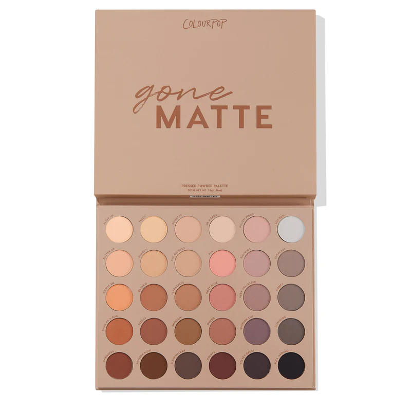 ColourPop Gone Matte Eyeshadow Palette