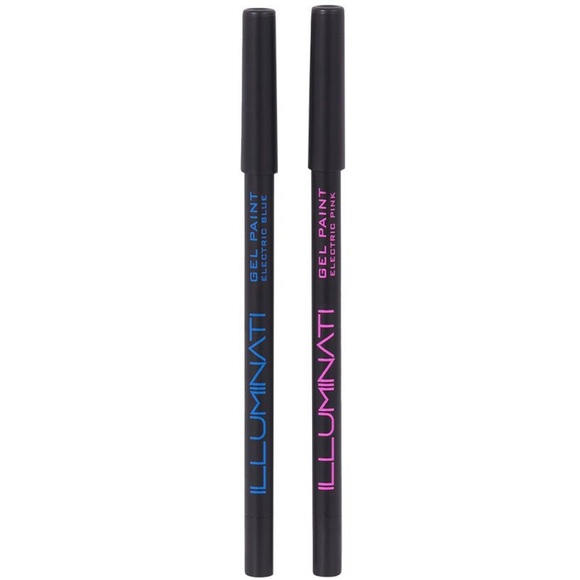 Illuminati Cosmetics Gel Paint Eyeliner Duo Electric Pink & Electric Blue 