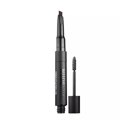 NUDESTIX Eyebrow Stylus Pencil & Gel Ash Brown