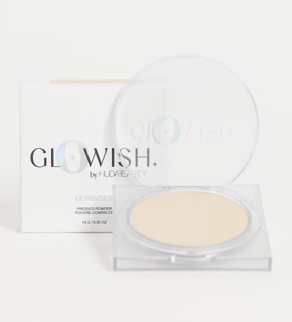 HUDA Beauty GloWish Luminous Pressed Powder 00 Porcelain